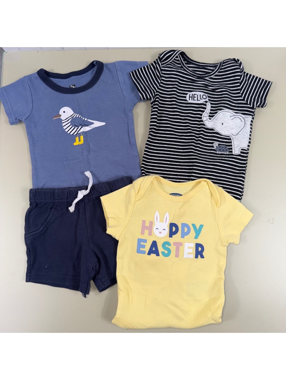 Baby Boys 3-6M HB Old Navy Child of Mine 4 Pc Lot